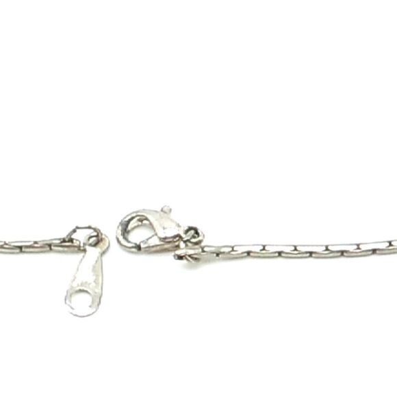 Infinity Pendant Simulated Gemstone Necklace & Earring Set Faux gemstone jewelry - Picture 4 of 15